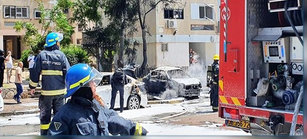 سقوط قتيلين اسرائيليين وعشرات الاصابات بصواريخ المقاومة الفلسطينية